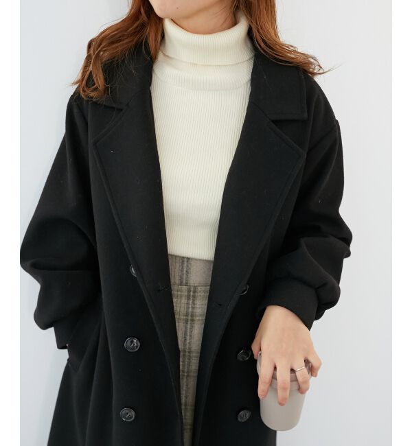 MAJESTICLEGON「バックデザインチェスターコート」|チェスターコート|