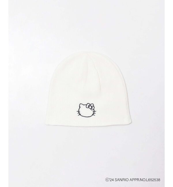 MAJESTICLEGON「ハローキティ プチリボンニットCAP」|キャップ・キャスケット|