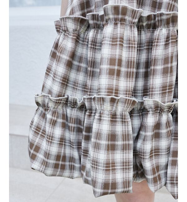  「肩リボンバルーンチュニック」|シャツ・ブラウス|