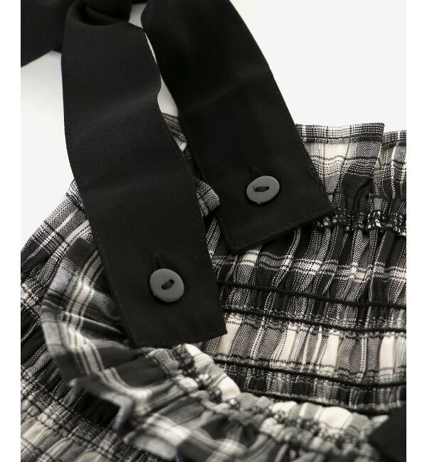  「肩リボンバルーンチュニック」|シャツ・ブラウス|