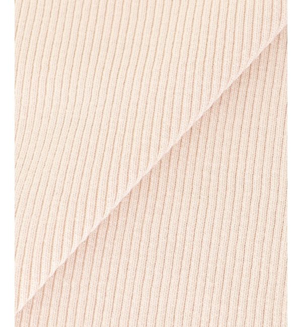  「パールチェーンオフショルフリルニット」|ニット・セーター|