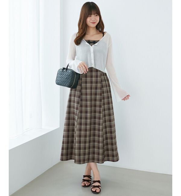  「キラキラボタンシアーカーディガン」|カーディガン|