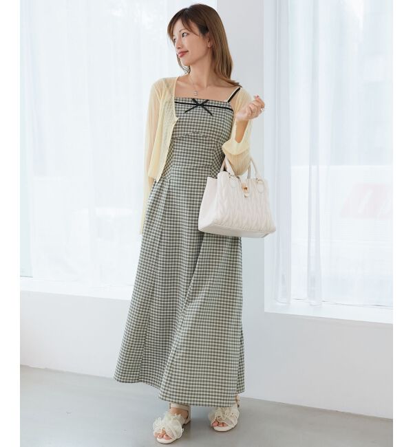  「キラキラボタンシアーカーディガン」|カーディガン|