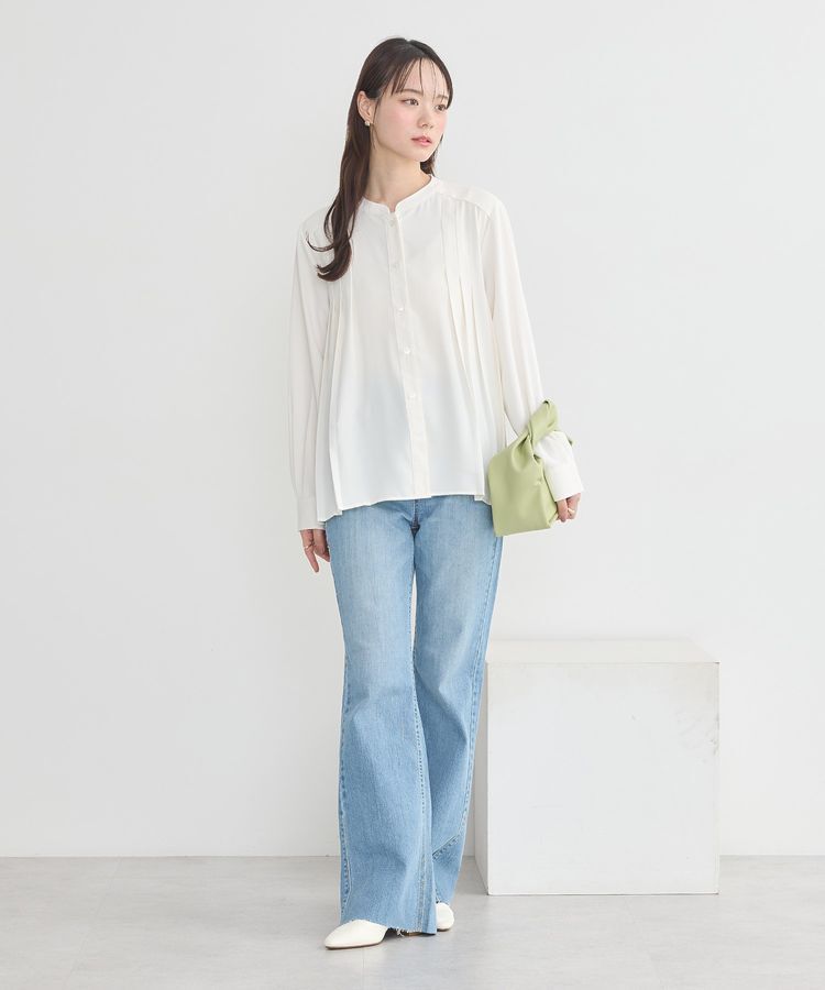 earth music&ecology「バックプリーツブラウス」|シャツ・ブラウス|