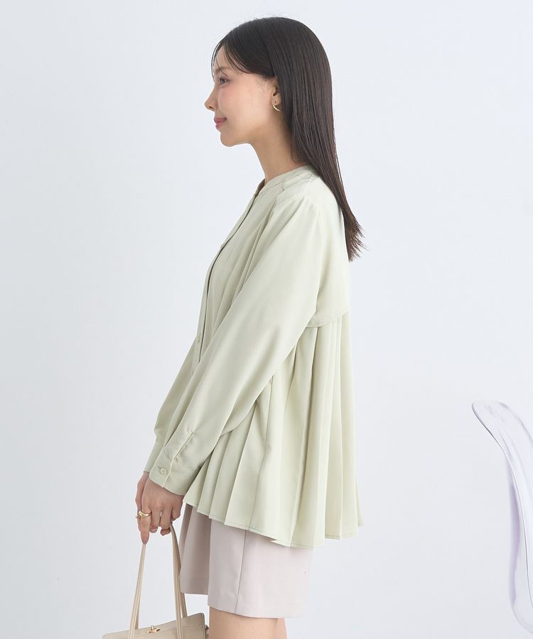 earth music&ecology「バックプリーツブラウス」|シャツ・ブラウス|