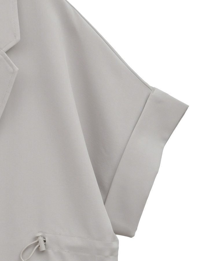 earth music&ecology「半袖サイドドロストジャケット」|テーラードジャケット|