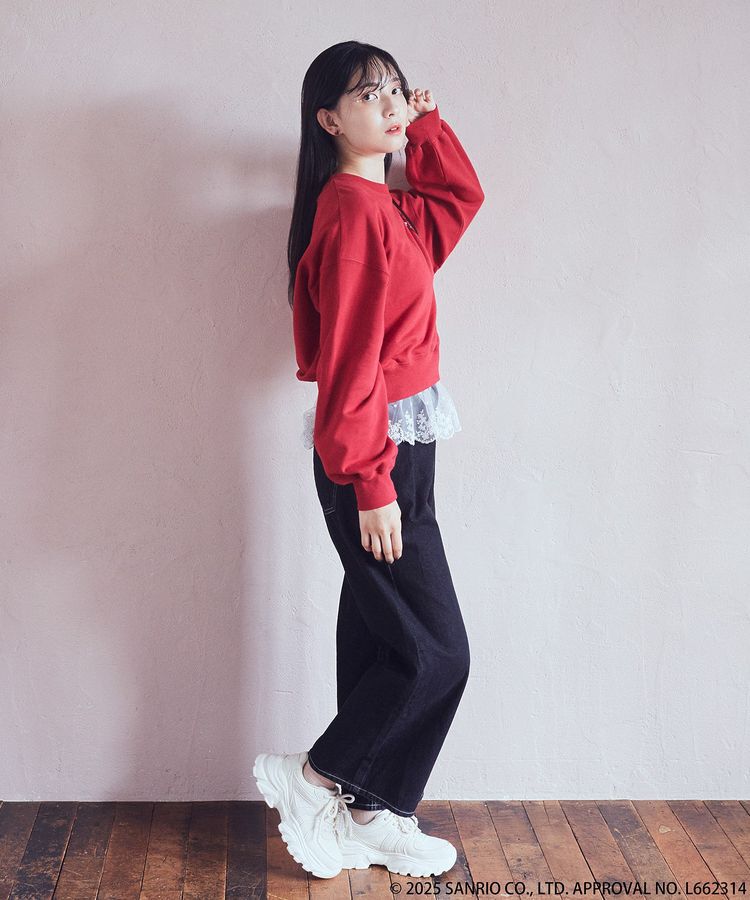 earth music&ecology「マイメロディ&クロミ/earth レトロアートスウェット」|スウェット・ジャージ|