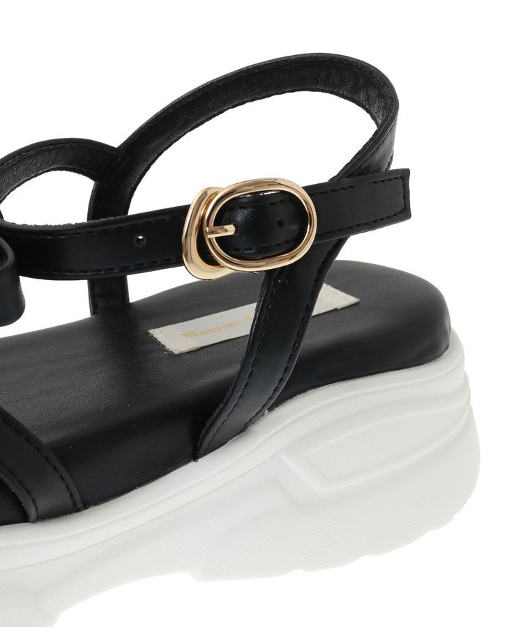 Maison de FLEUR「オペラリボンスニーカーサンダル」|サンダル|