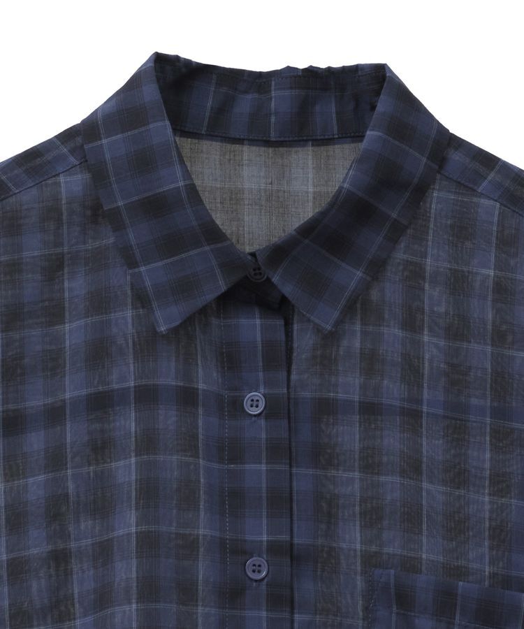 AMERICAN HOLIC「シアーチェック柄オーバーシャツ」|シャツ・ブラウス|