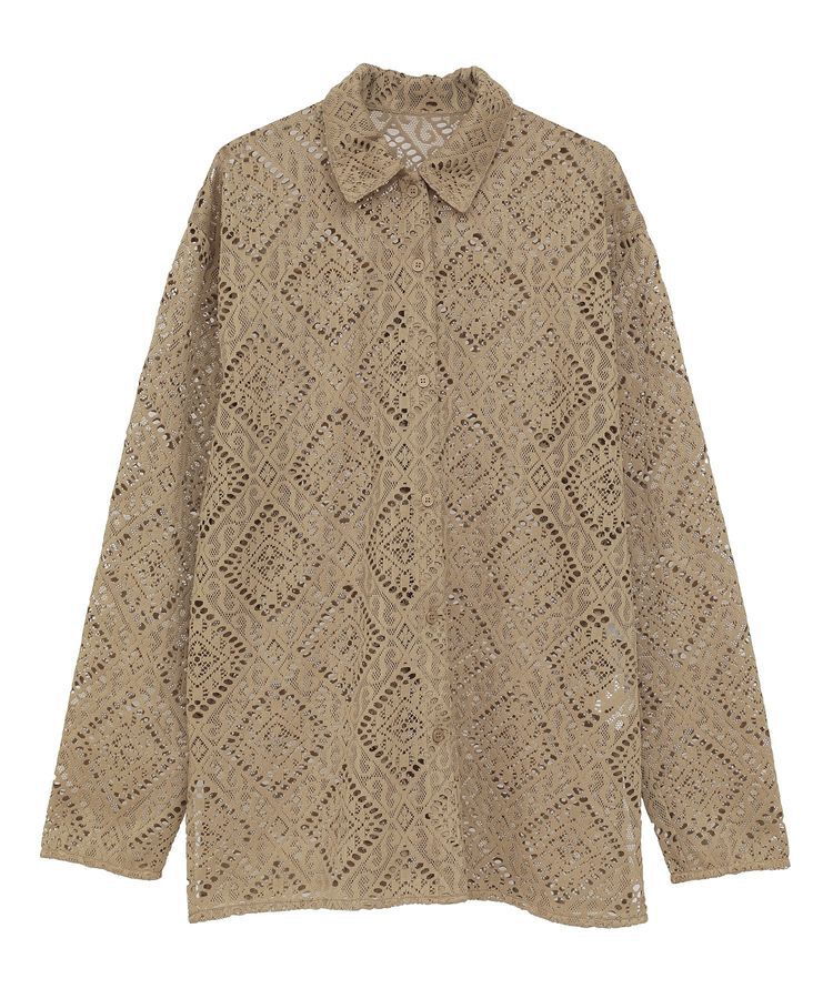 AMERICAN HOLIC「レース長袖シャツ」|シャツ・ブラウス|