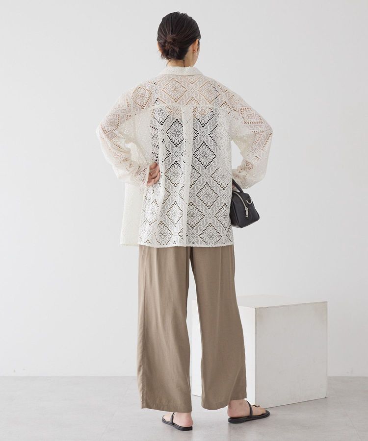 AMERICAN HOLIC「レース長袖シャツ」|シャツ・ブラウス|