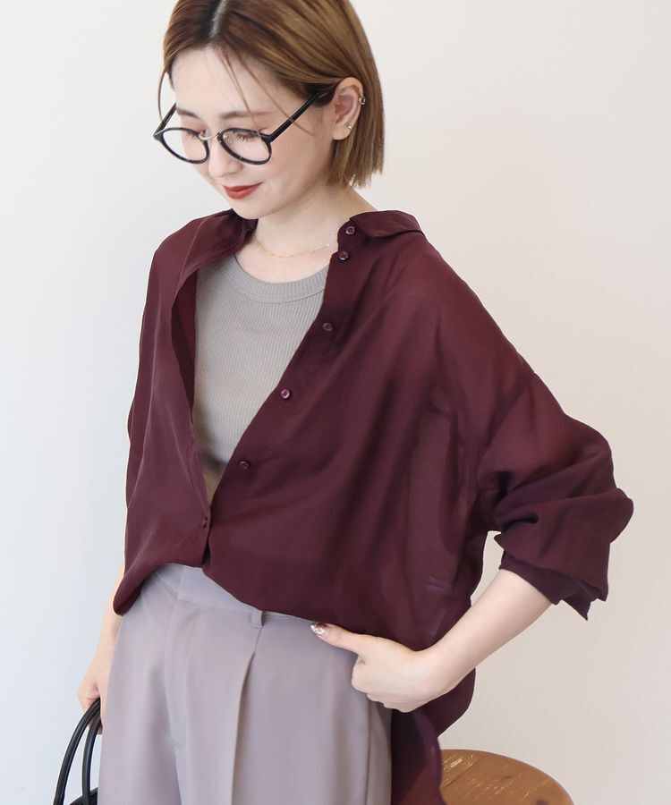 AMERICAN HOLIC「ラスターシアーシャツ」|シャツ・ブラウス|