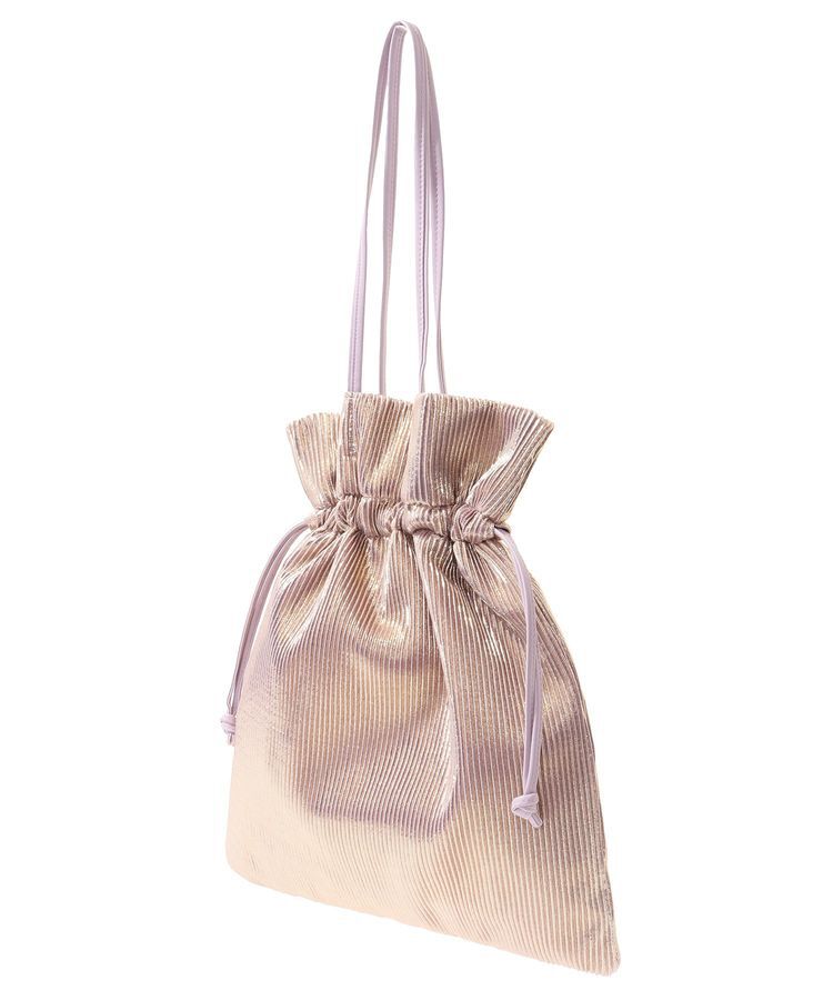 armonia「andmikka. メタリックプリーツトートバック」|トートバッグ|