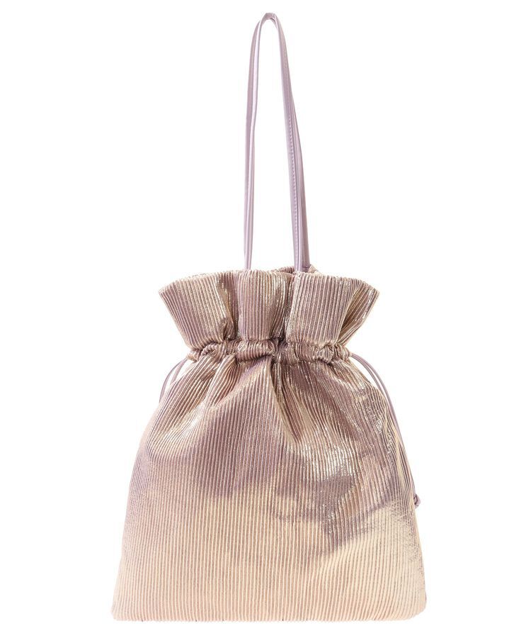 armonia「andmikka. メタリックプリーツトートバック」|トートバッグ|