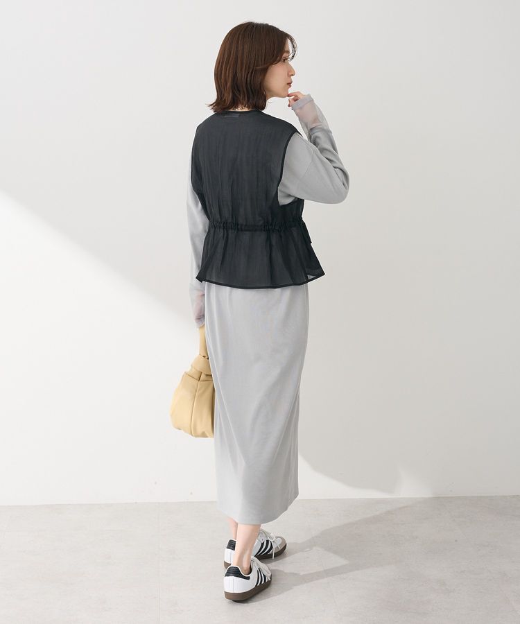 Green Parks「SET2点シアーナイロンベスト+リブワンピース」|ワンピース|