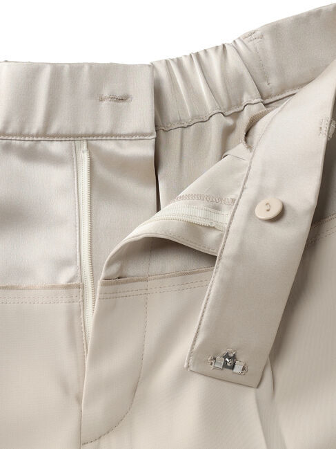 YECCA VECCA「サテン切替ストレートパンツ」|その他|