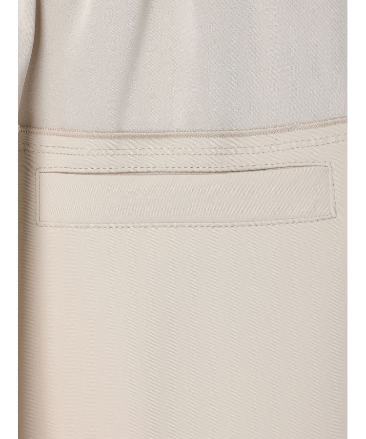 YECCA VECCA「サテン切替ストレートパンツ」|その他|