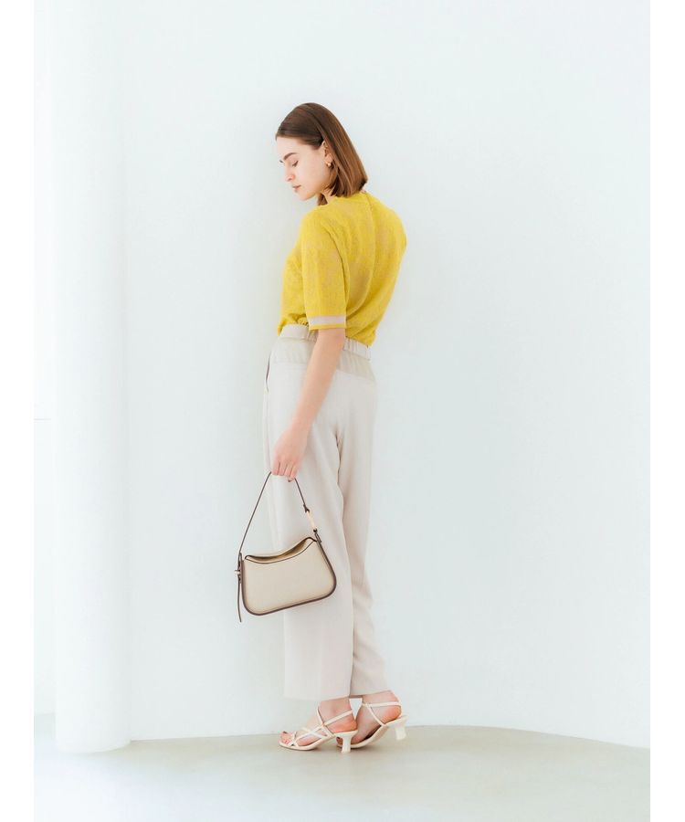 YECCA VECCA「サテン切替ストレートパンツ」|その他|