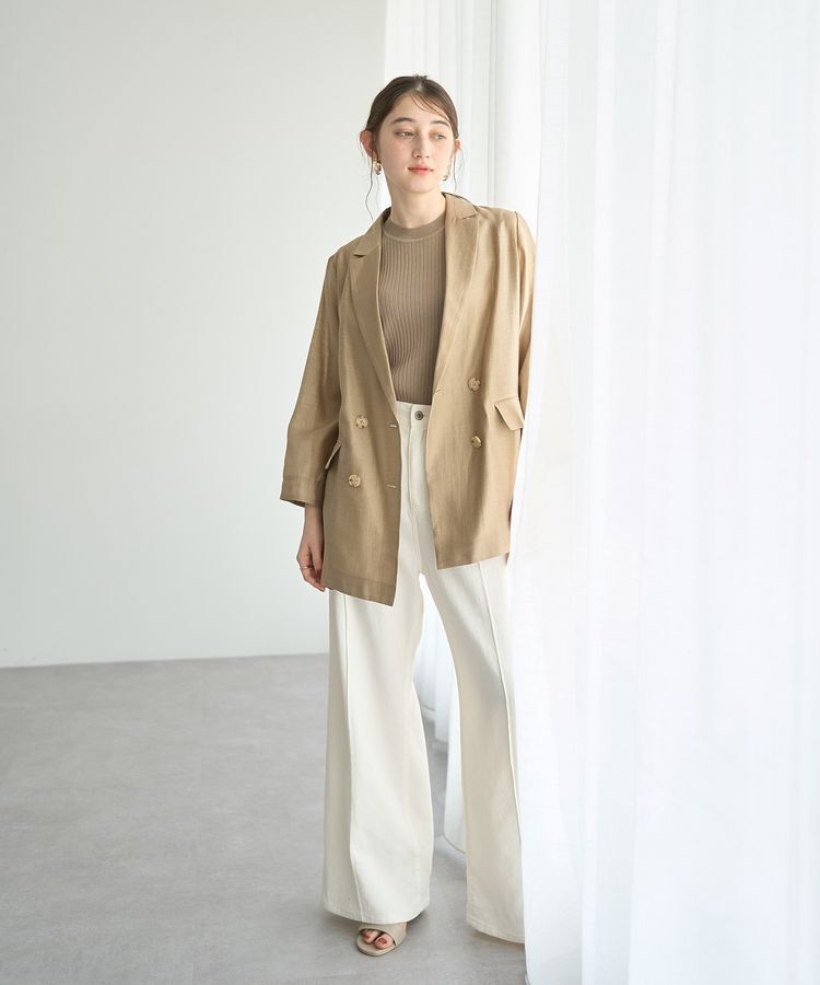 YECCA VECCA「シアーテーラードジャケット」|テーラードジャケット|