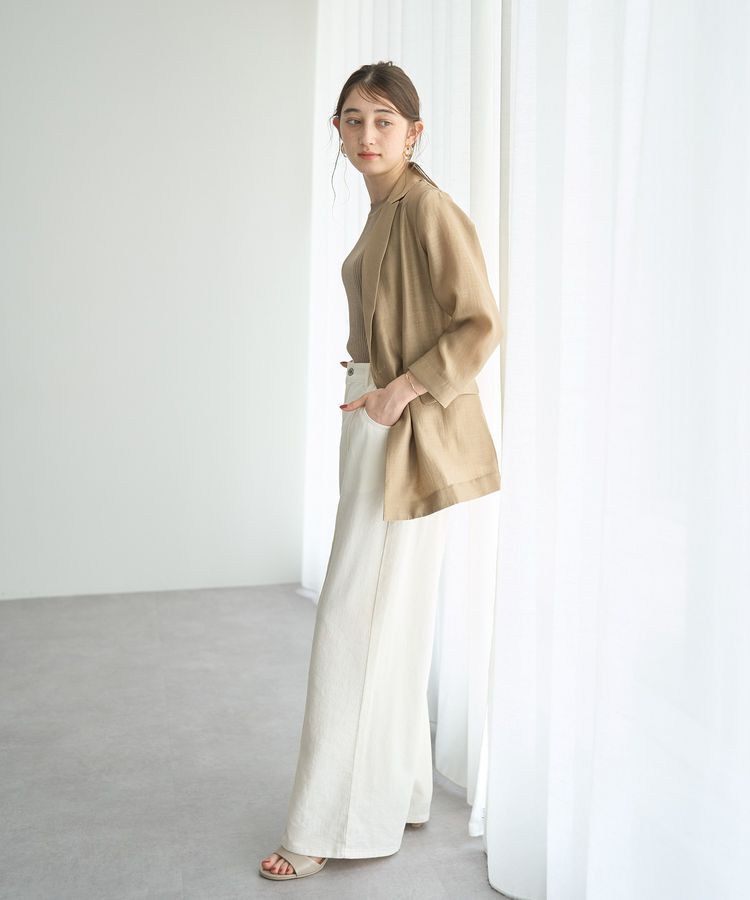 YECCA VECCA「シアーテーラードジャケット」|テーラードジャケット|