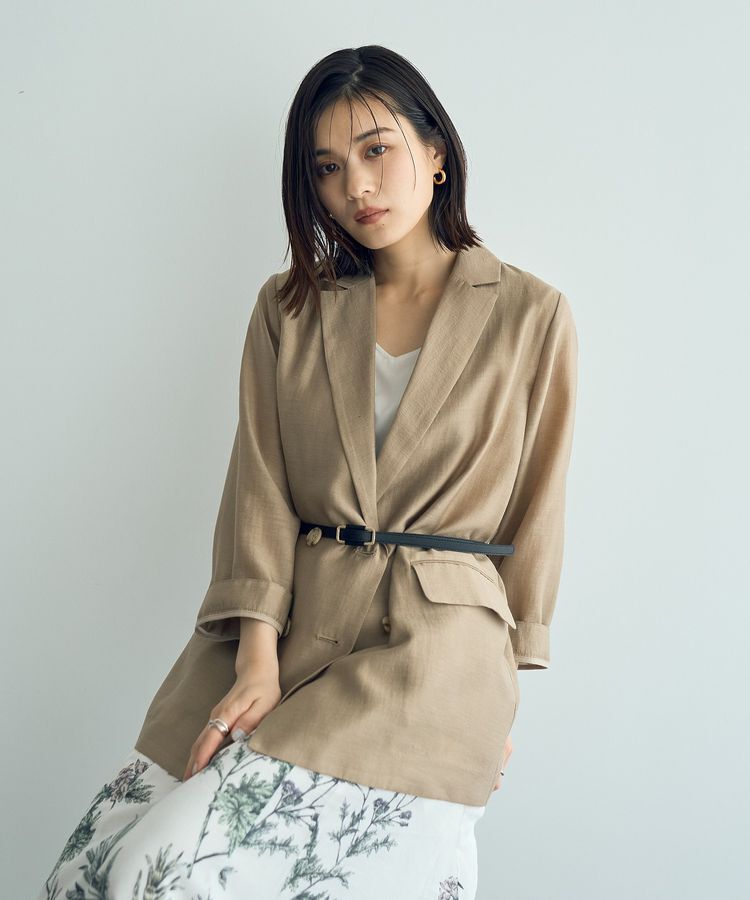 YECCA VECCA「シアーテーラードジャケット」|テーラードジャケット|