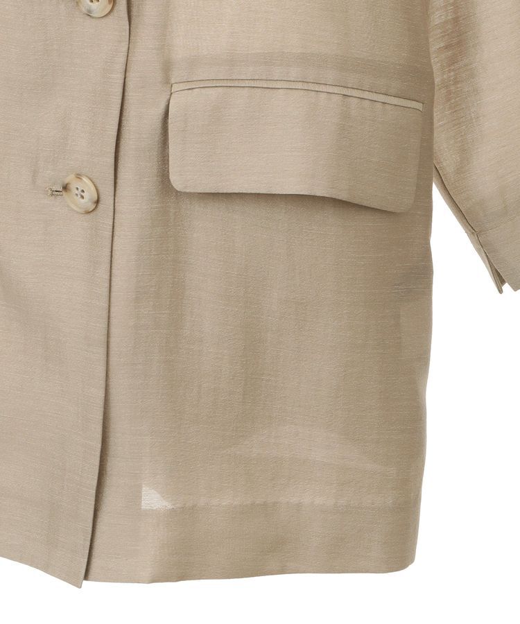 YECCA VECCA「シアーテーラードジャケット」|テーラードジャケット|