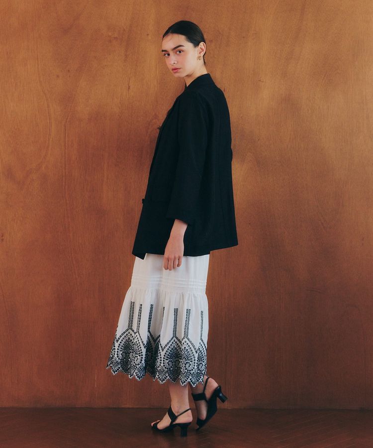 YECCA VECCA「シアーテーラードジャケット」|テーラードジャケット|