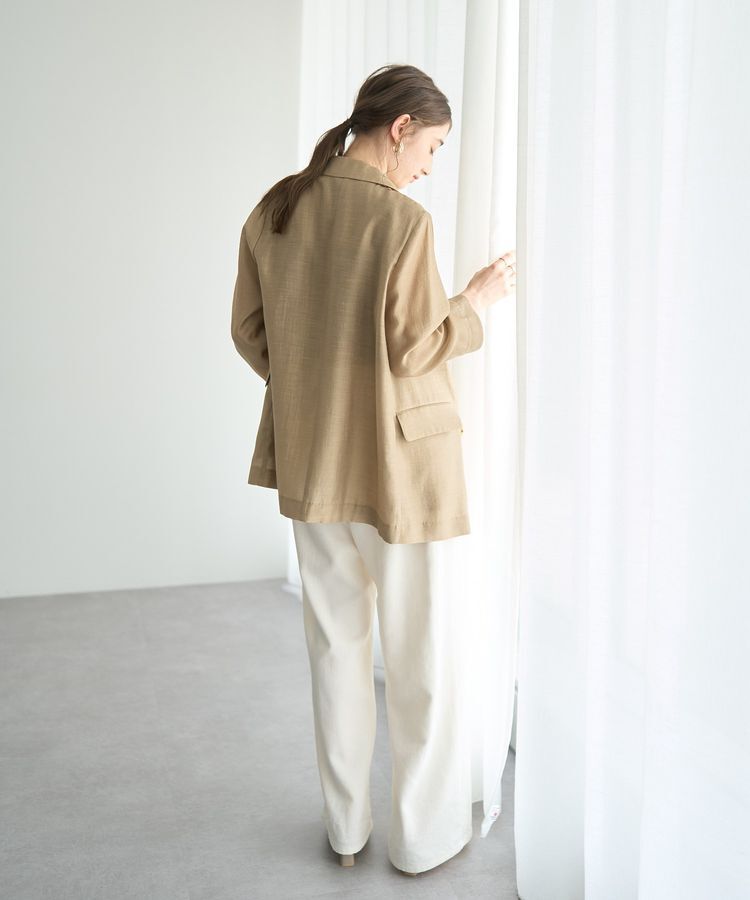 YECCA VECCA「シアーテーラードジャケット」|テーラードジャケット|