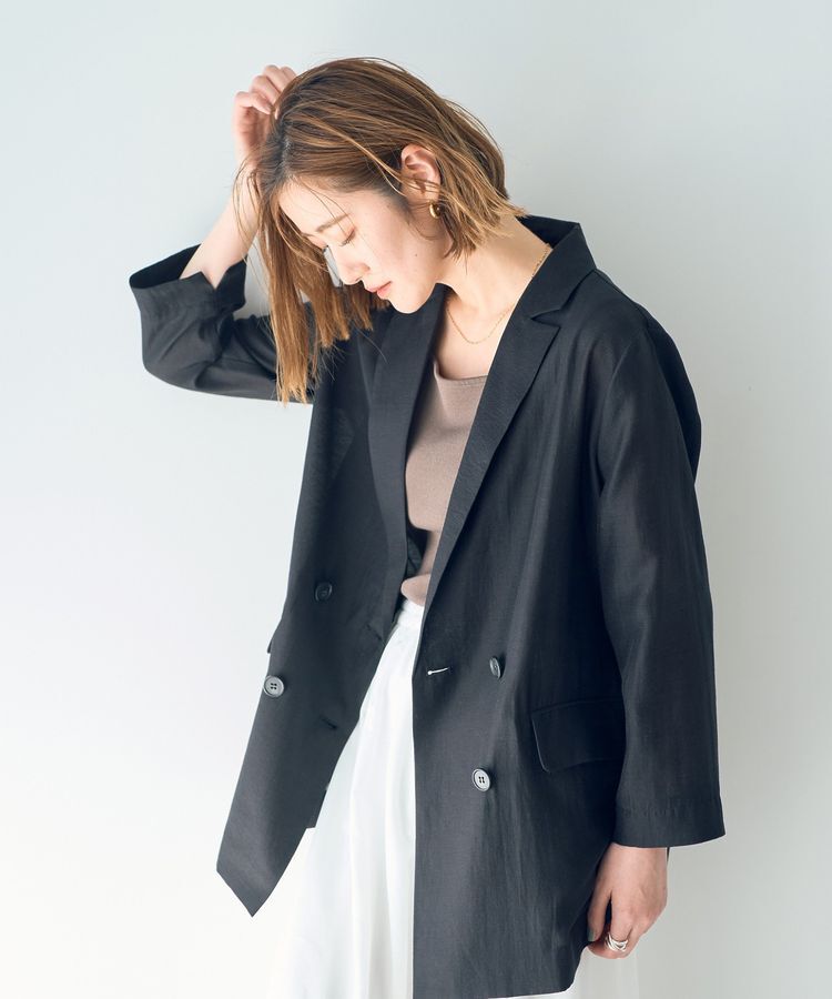 YECCA VECCA「シアーテーラードジャケット」|テーラードジャケット|