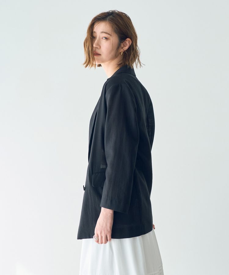 YECCA VECCA「シアーテーラードジャケット」|テーラードジャケット|