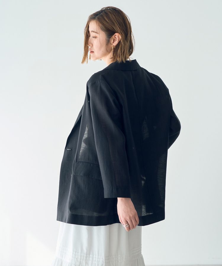 YECCA VECCA「シアーテーラードジャケット」|テーラードジャケット|