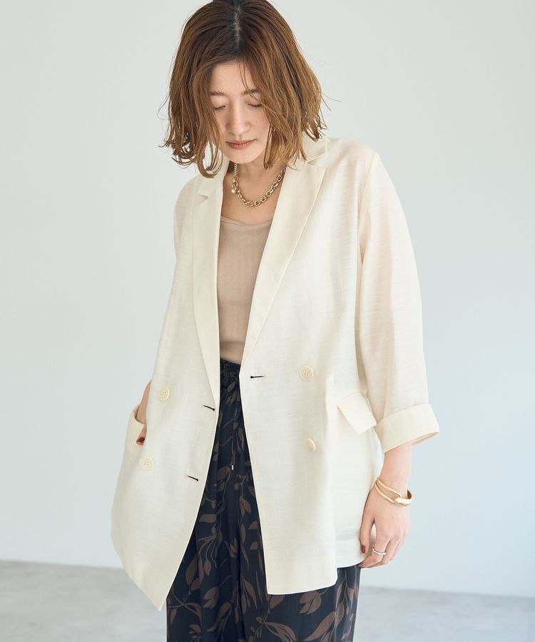 YECCA VECCA「シアーテーラードジャケット」|テーラードジャケット|