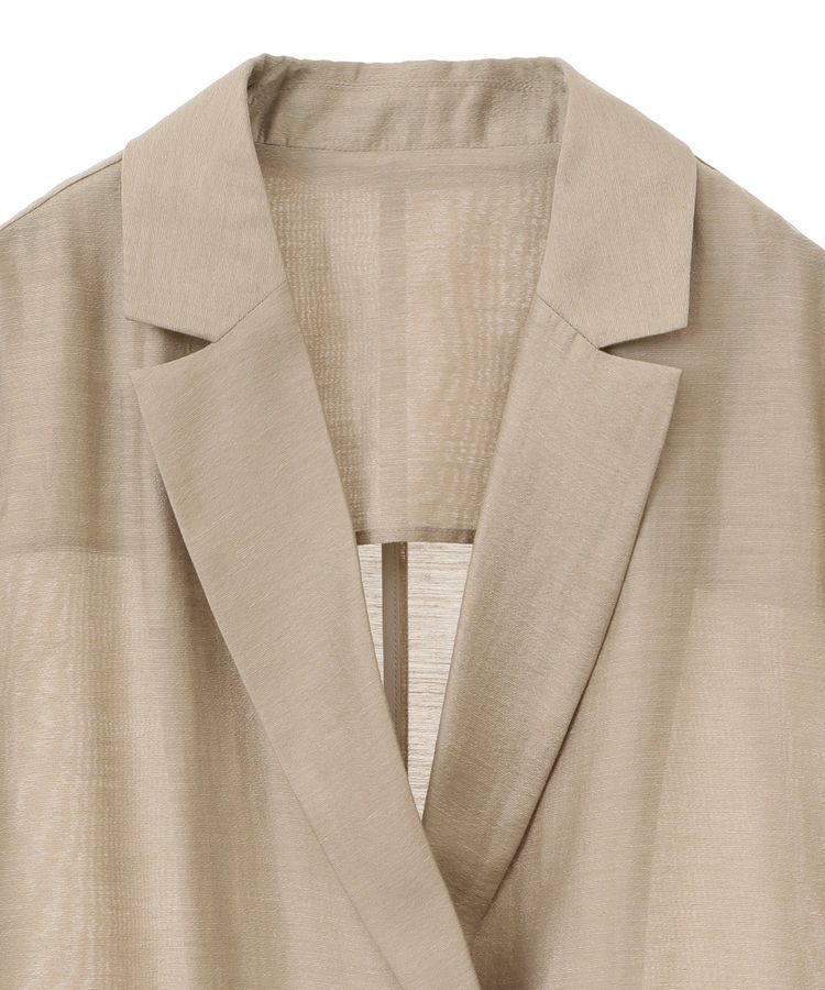 YECCA VECCA「シアーテーラードジャケット」|テーラードジャケット|