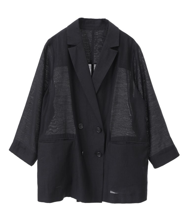 YECCA VECCA「シアーテーラードジャケット」|テーラードジャケット|