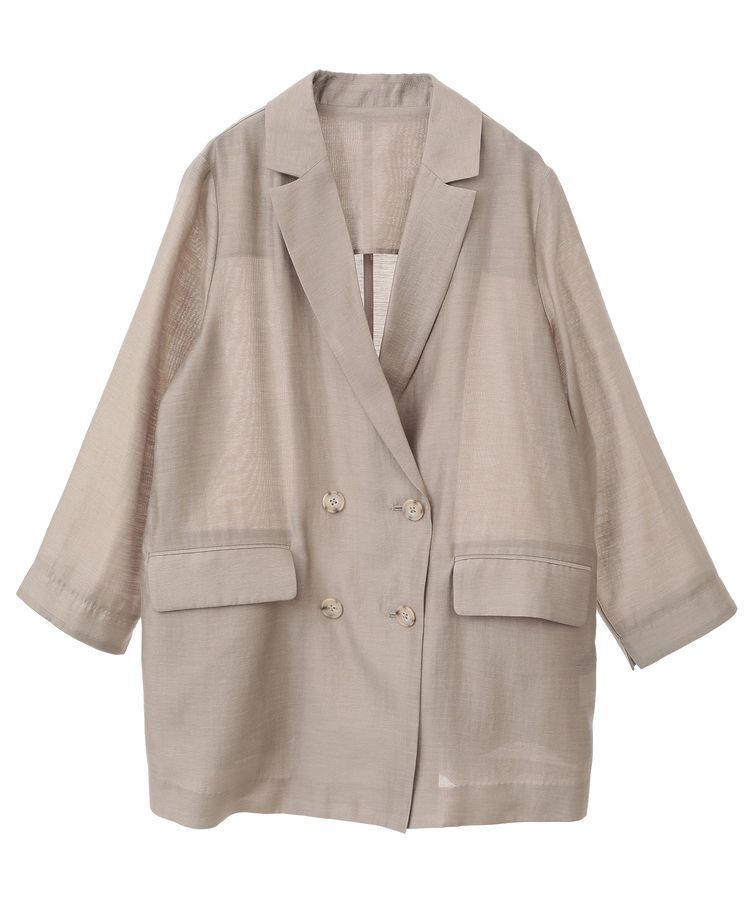 YECCA VECCA「シアーテーラードジャケット」|テーラードジャケット|