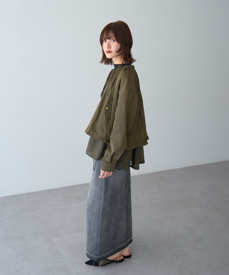 Editt by YECCA VECCA「ロングデニムスカート」|タイト|