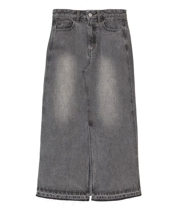 Editt by YECCA VECCA「ロングデニムスカート」|タイト|