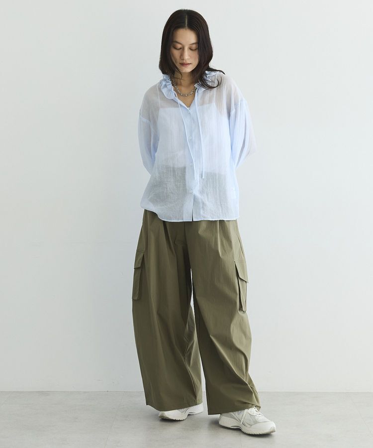 GARAGE OF GOOD CLOTHING「フリルカラーブラウス」|シャツ・ブラウス|