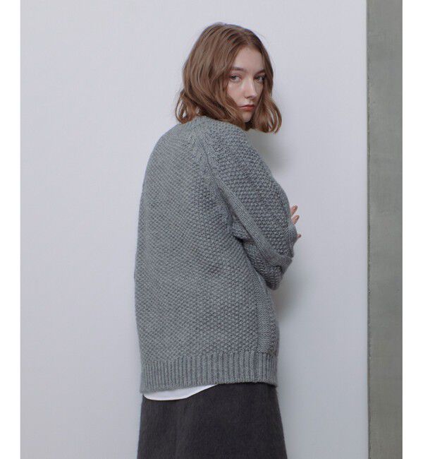 allureville「ランダムケーブルプルオーバー」|ニット・セーター|