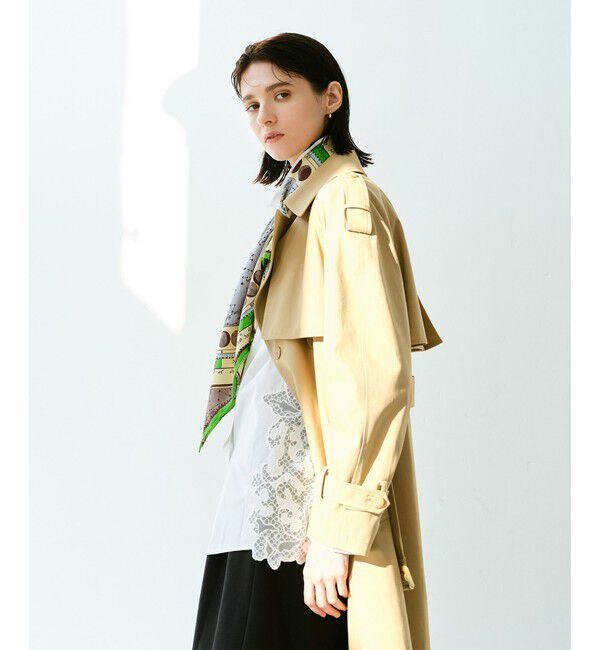 allureville「キョウネンツイルトレンチコート」|トレンチコート|
