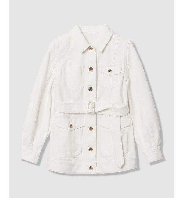 LOULOU WILLOUGHBY「【LOULOU WILLOUGHBY】カーブスリーブデニムジャケット」|デニムジャケット|