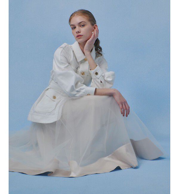 LOULOU WILLOUGHBY「【LOULOU WILLOUGHBY】カーブスリーブデニムジャケット」|デニムジャケット|