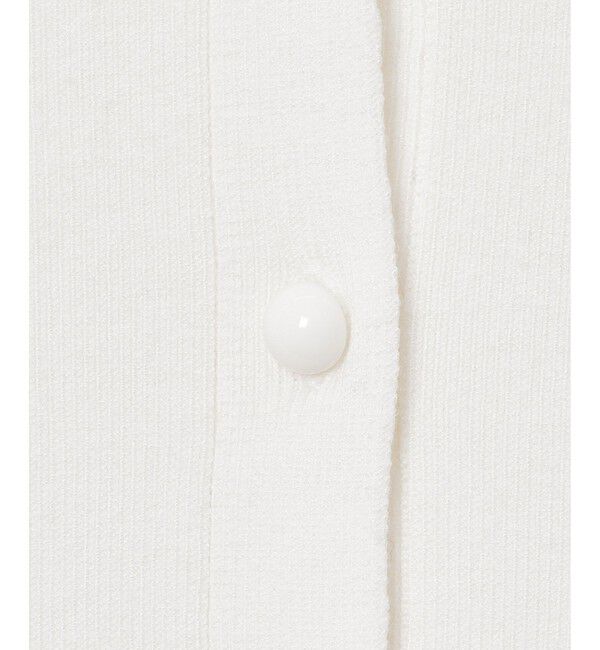 LOULOU WILLOUGHBY「【LOULOU WILLOUGHBY】レースレイヤーペプラムカーディガン」|カーディガン|