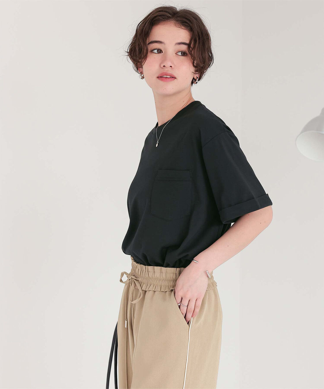 titivate「汗染み防止ポケットTシャツ」|Tシャツ・カットソー|