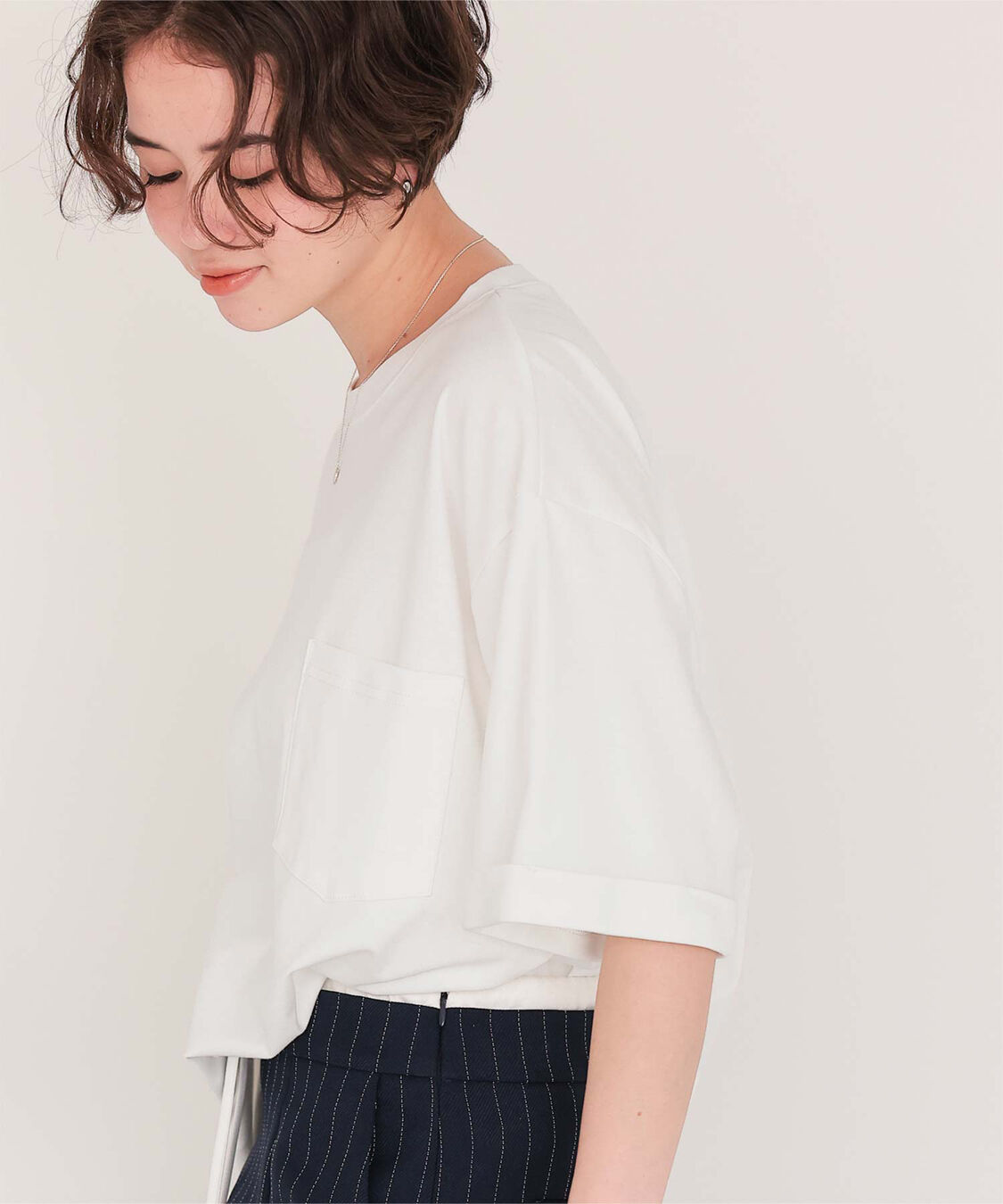 titivate「汗染み防止ポケットTシャツ」|Tシャツ・カットソー|