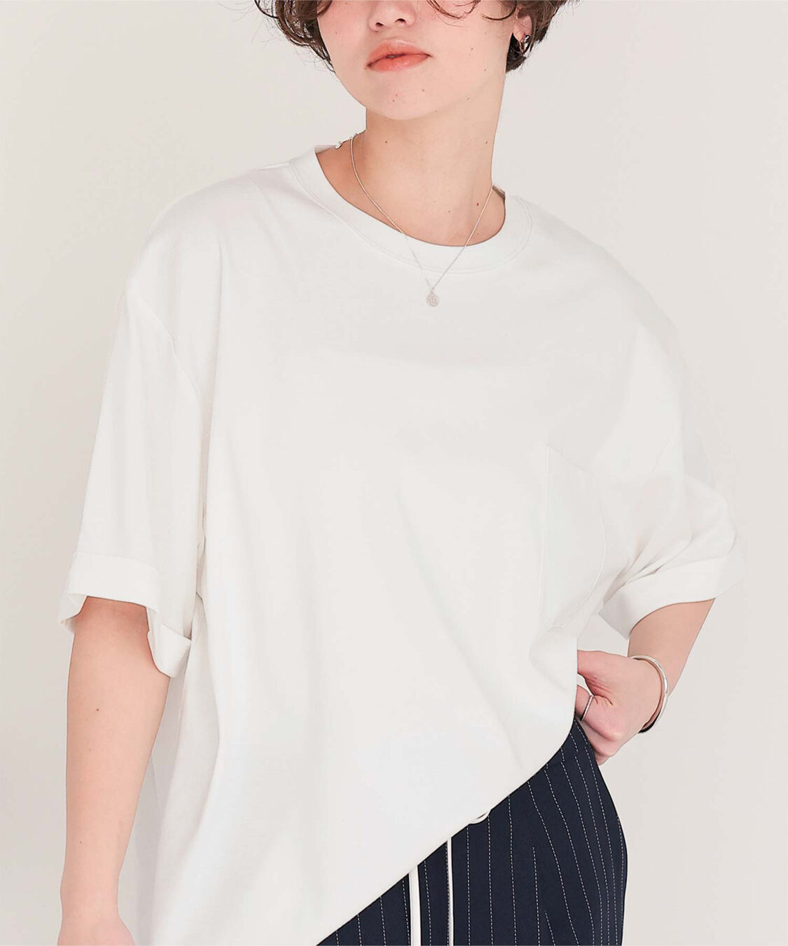 titivate「汗染み防止ポケットTシャツ」|Tシャツ・カットソー|