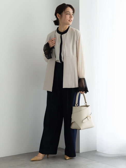Te chichi「【セレモニーアイテム】2タックワイドパンツ（セットアップ可）」|その他|