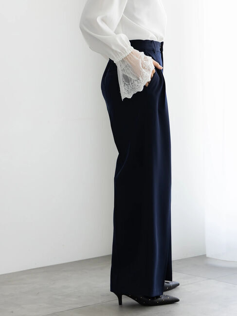 Te chichi「【セレモニーアイテム】2タックワイドパンツ（セットアップ可）」|その他|