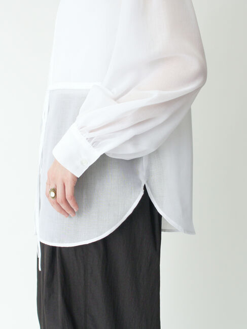 sm2rhythm「ボイルレイヤードブラウス」|シャツ・ブラウス|