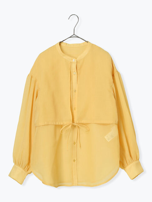 sm2rhythm「ボイルレイヤードブラウス」|シャツ・ブラウス|